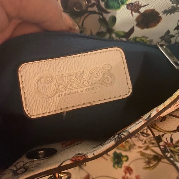 Handbag by designer CARLOS By Carlos
Santana Floral design - Picture 8 of 16